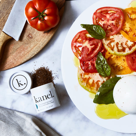 Cold Smoked Caprese Salad