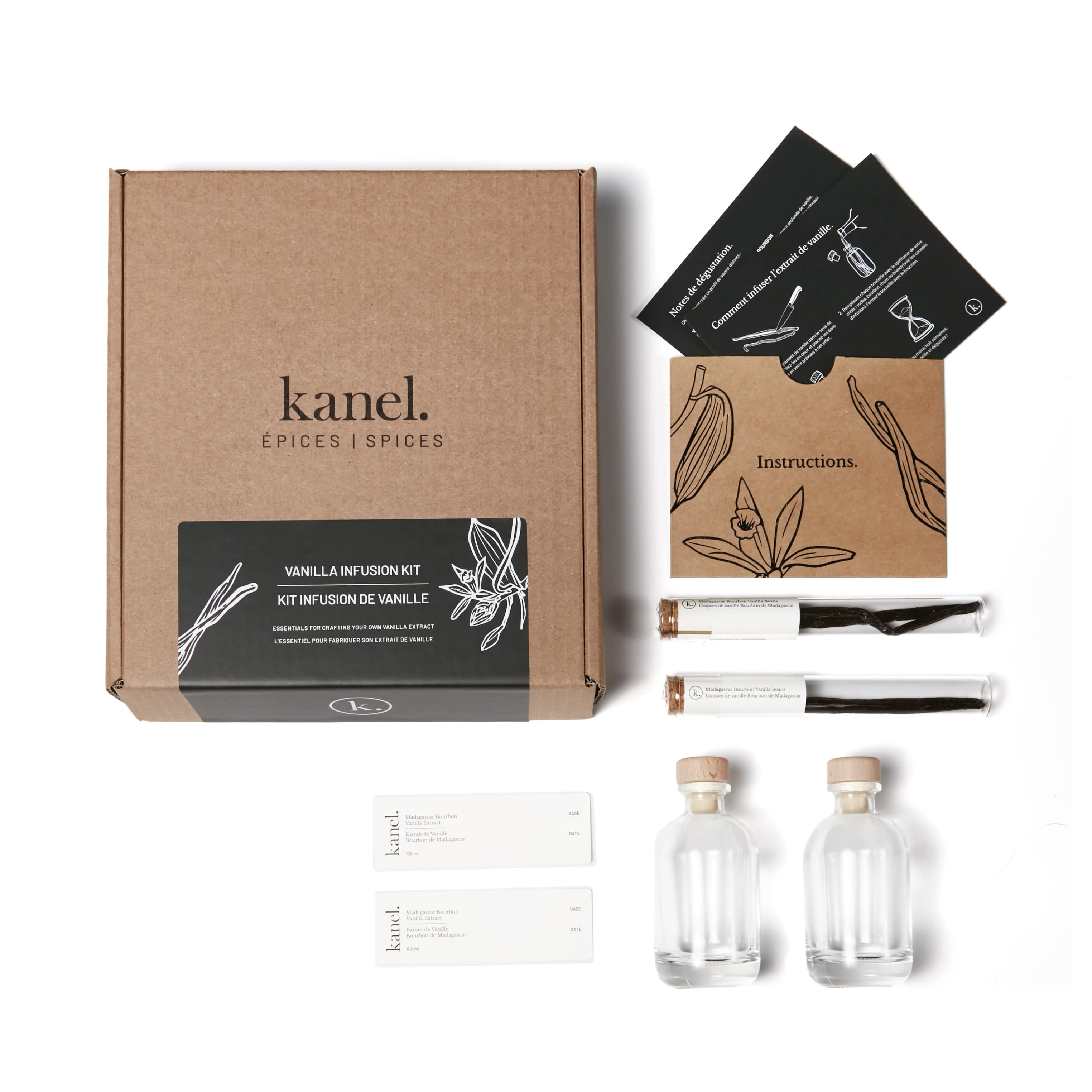 The Vanilla Infusion Kit – Épices Kanel Spices