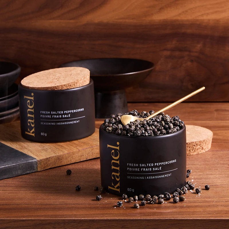 Fresh Salted Peppercorns Cellar