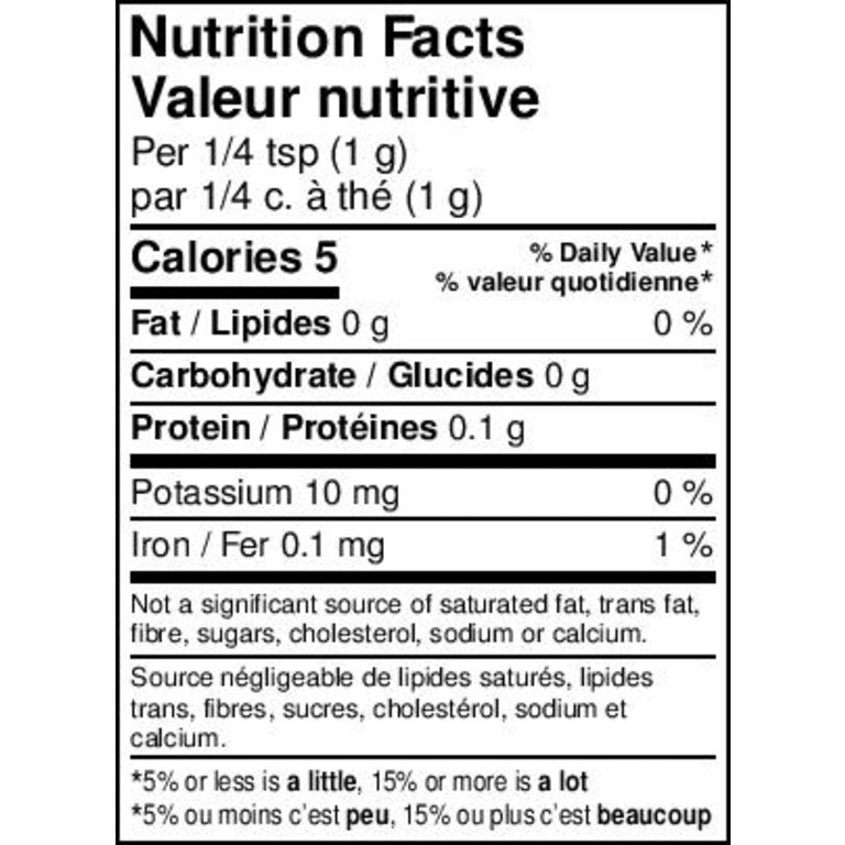 Cinnamon Soul Nutrition Facts